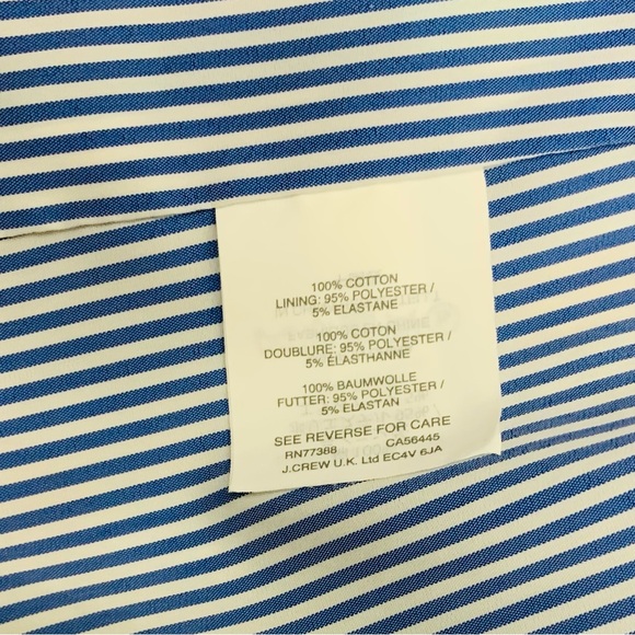 J Crew Women Size 2 Regent Blazer Pastel Plaid Ruffle Lined One Button Preppy - Picture 13 of 15